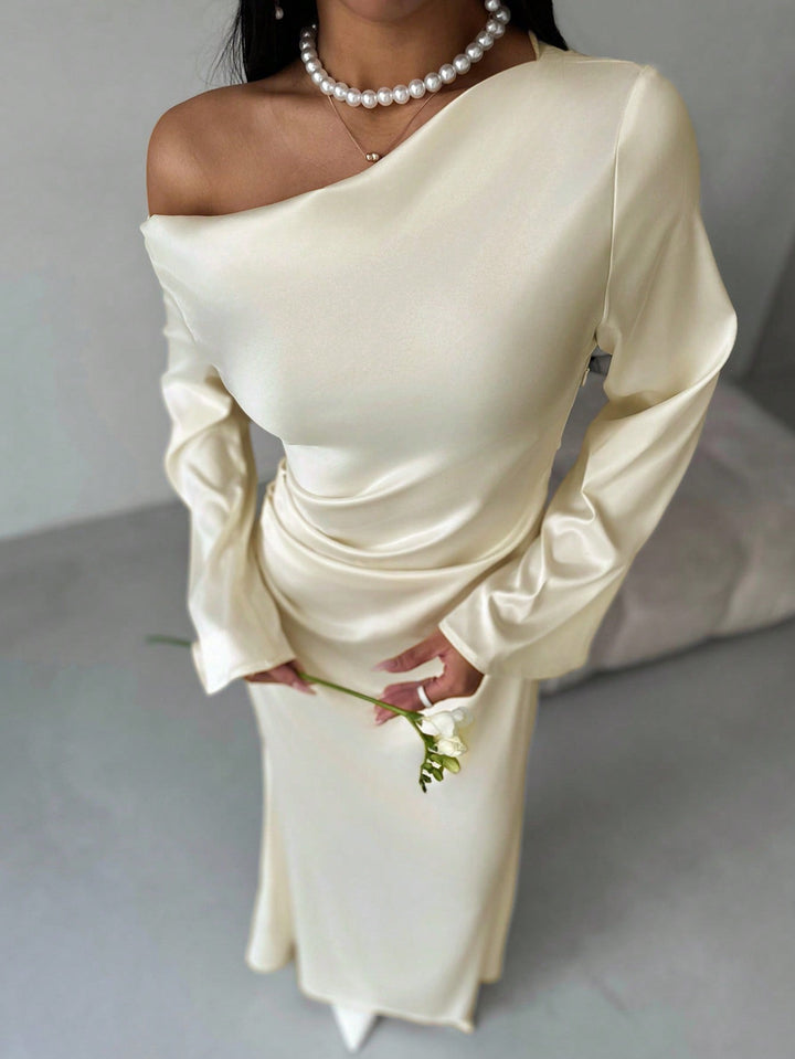 Rochie maxi SHEIN, portocaliu