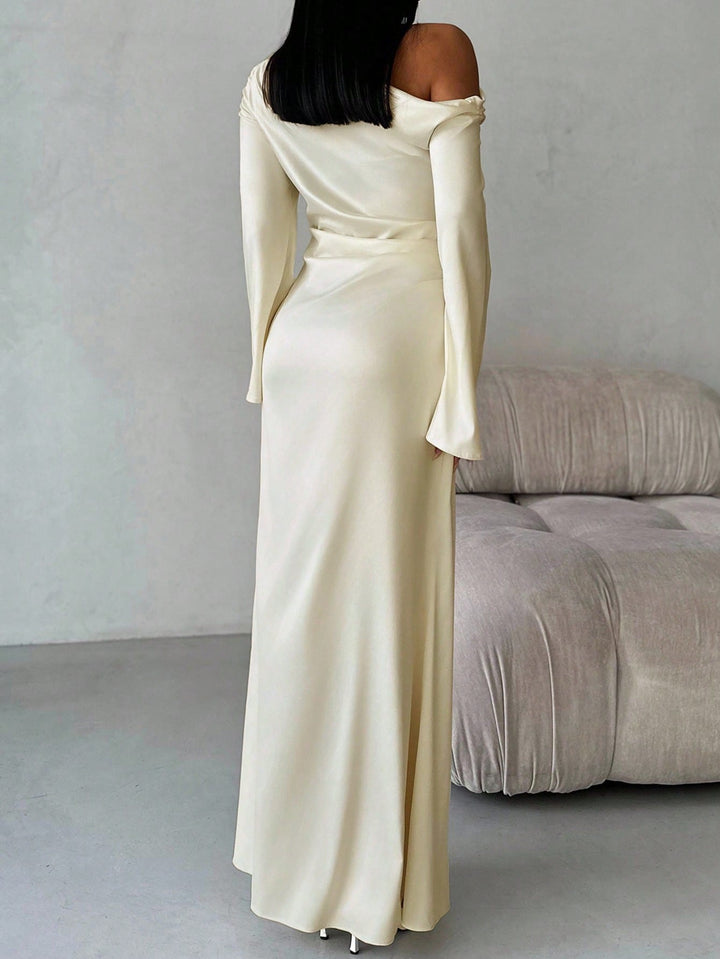 Rochie maxi SHEIN, portocaliu