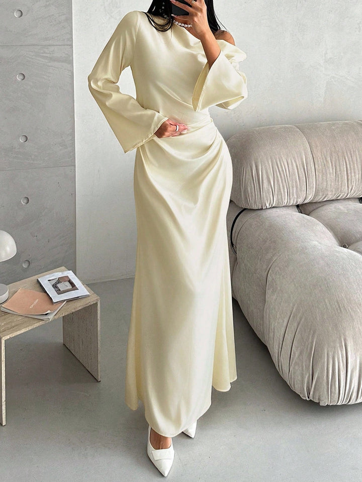 Rochie maxi SHEIN, portocaliu