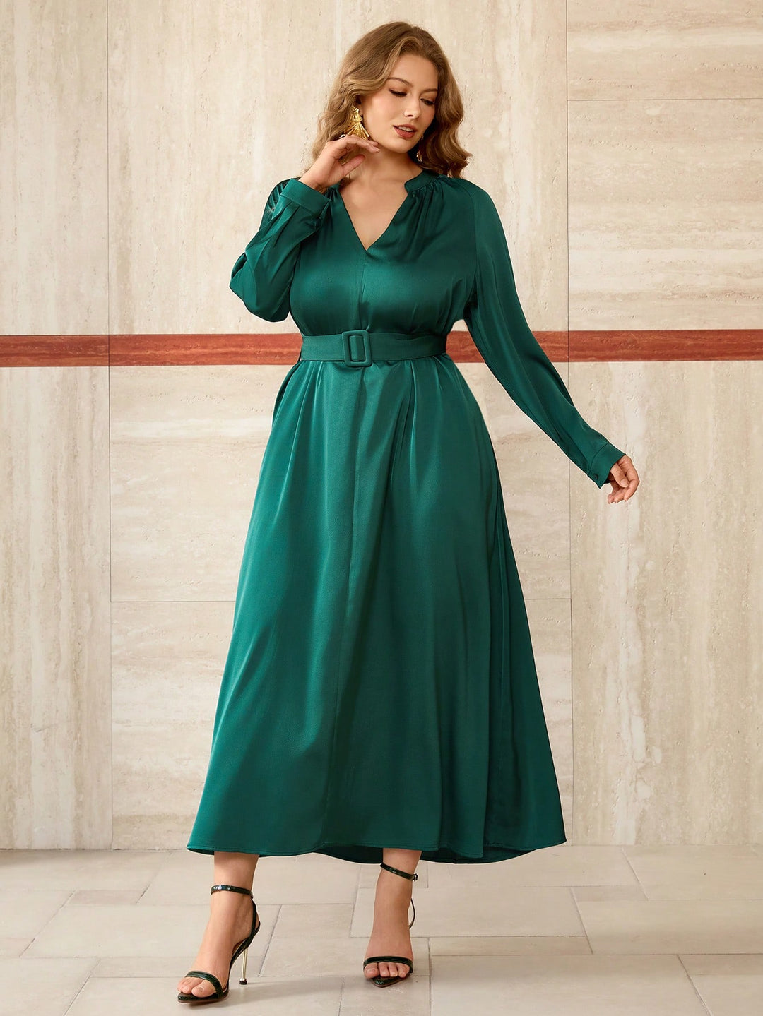 SHEIN ruha, khaki