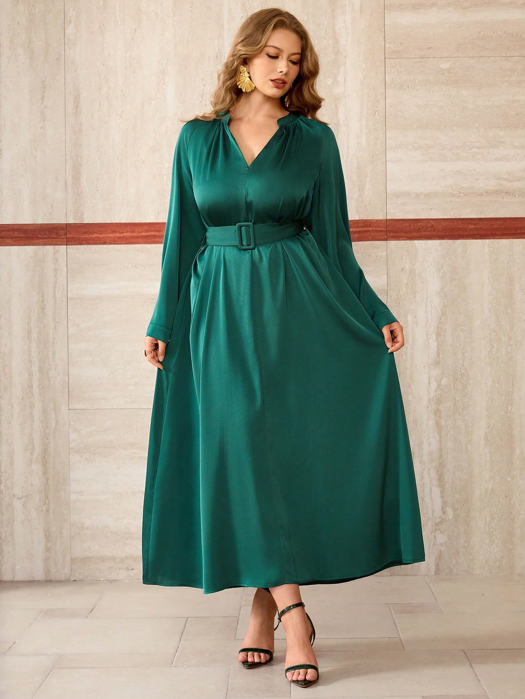SHEIN ruha, khaki
