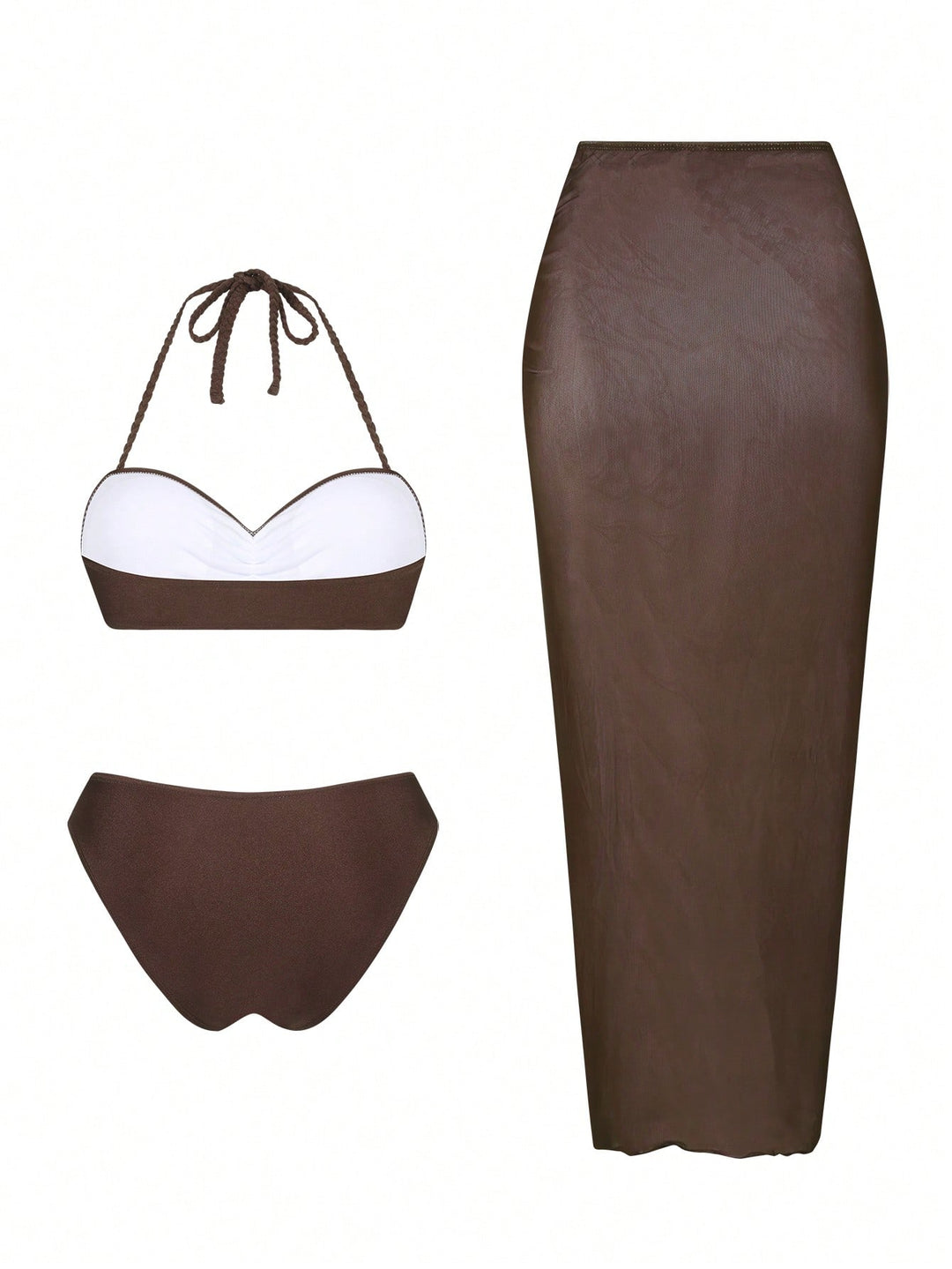 Set bikini SHEIN, maro