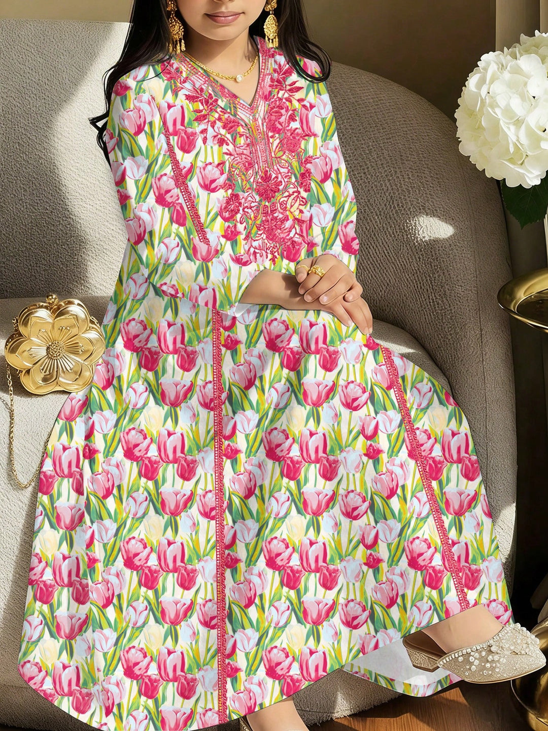 Rochie SHEIN, mix culori