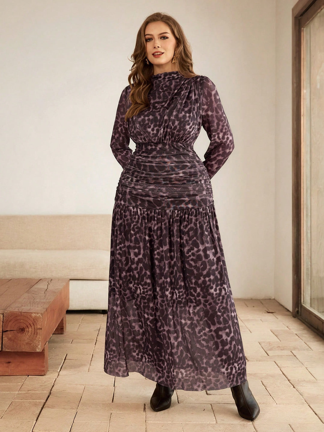 Rochie SHEIN, maro