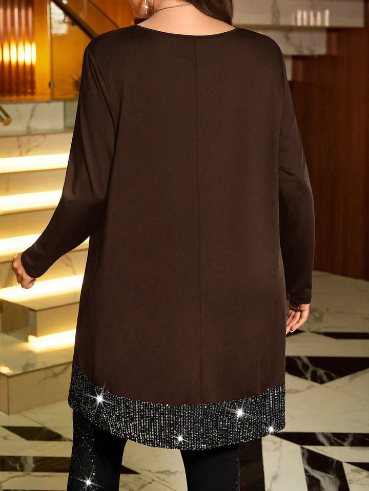 SHEIN barna blúz
