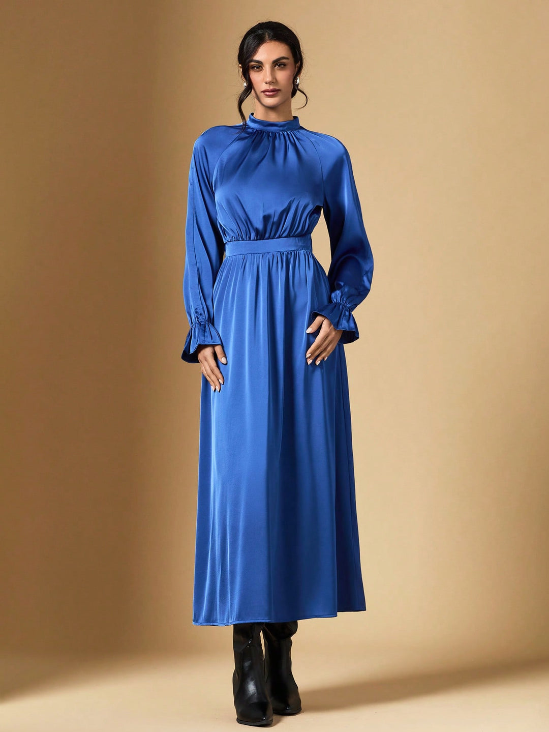 Rochie maxi SHEIN, albastru