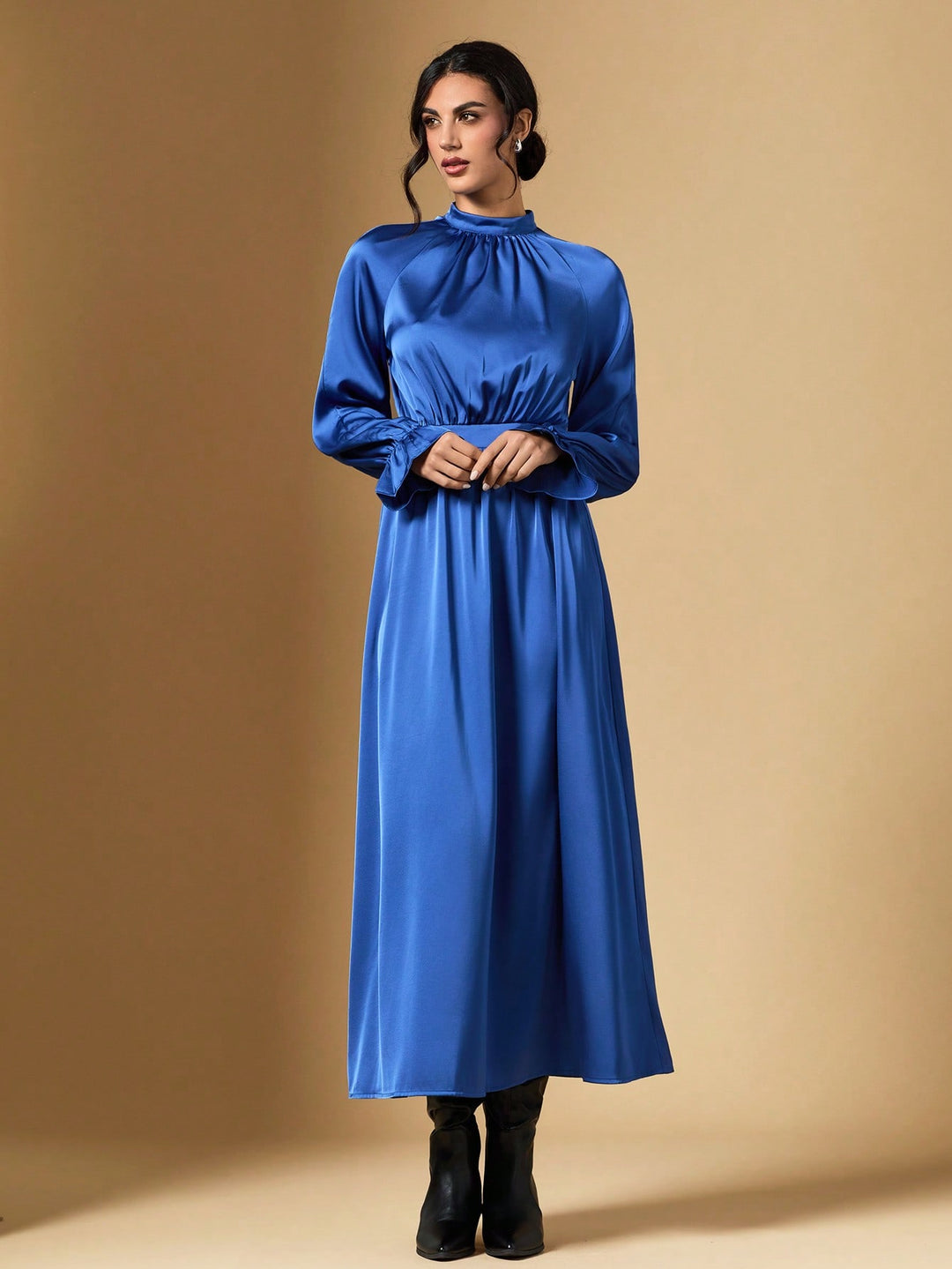 Rochie maxi SHEIN, albastru