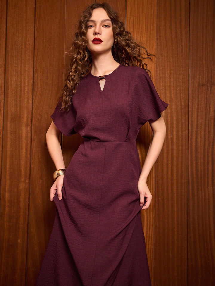 Rochie maxi SHEIN, vișiniu