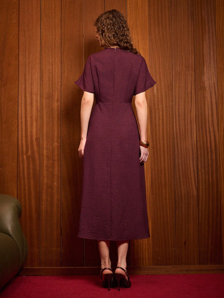 Rochie maxi SHEIN, vișiniu