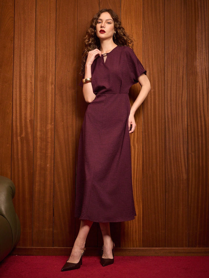 Rochie maxi SHEIN, vișiniu