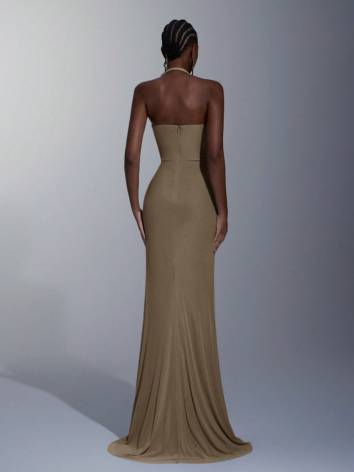 Rochie SHEIN, kaki