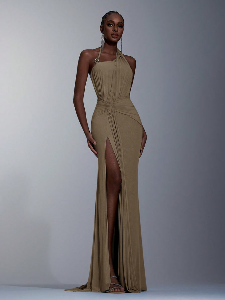 Rochie SHEIN, kaki