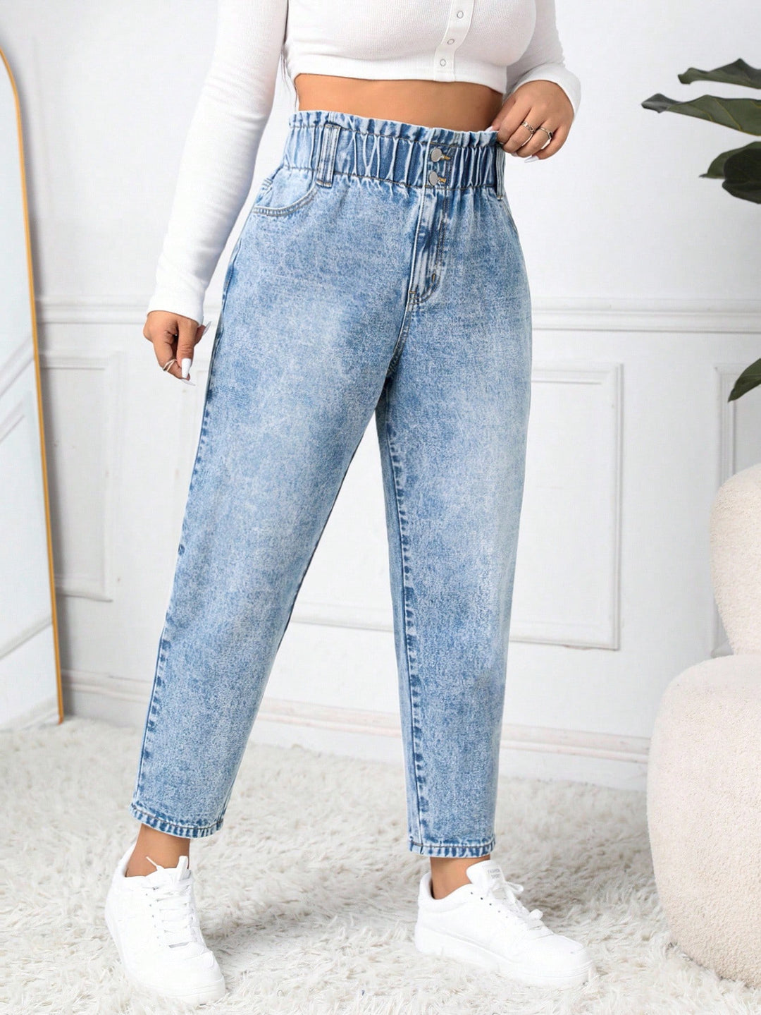 Jeans SHEIN, albastru