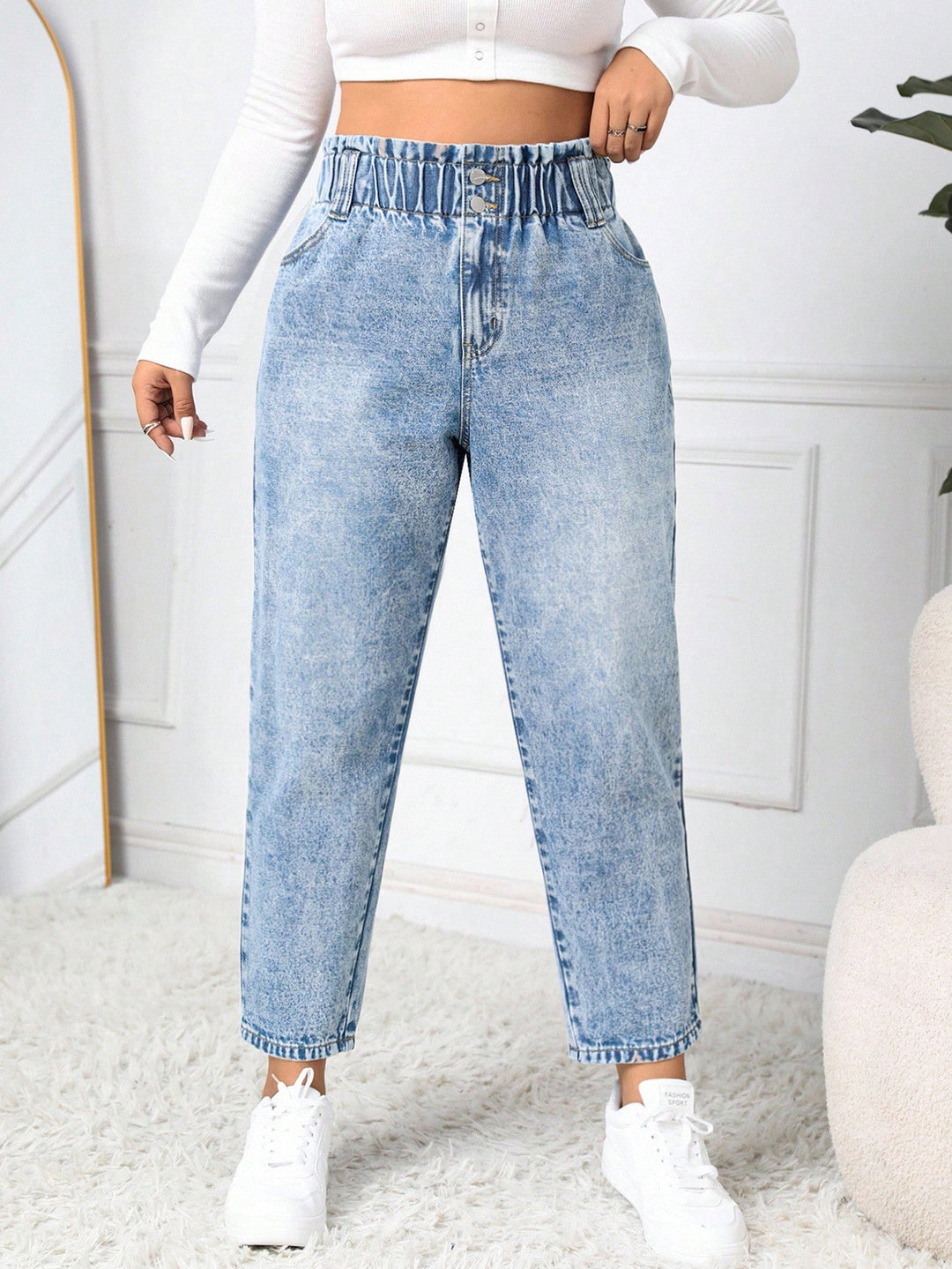 Jeans SHEIN, albastru