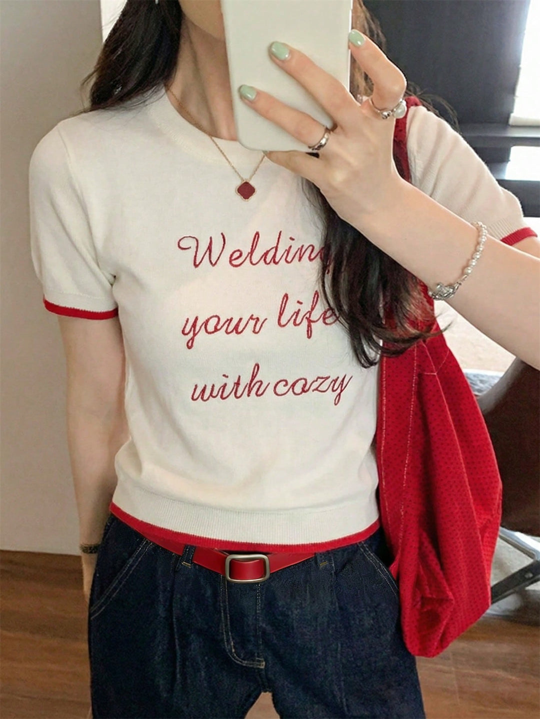 Tricou SHEIN, portocaliu