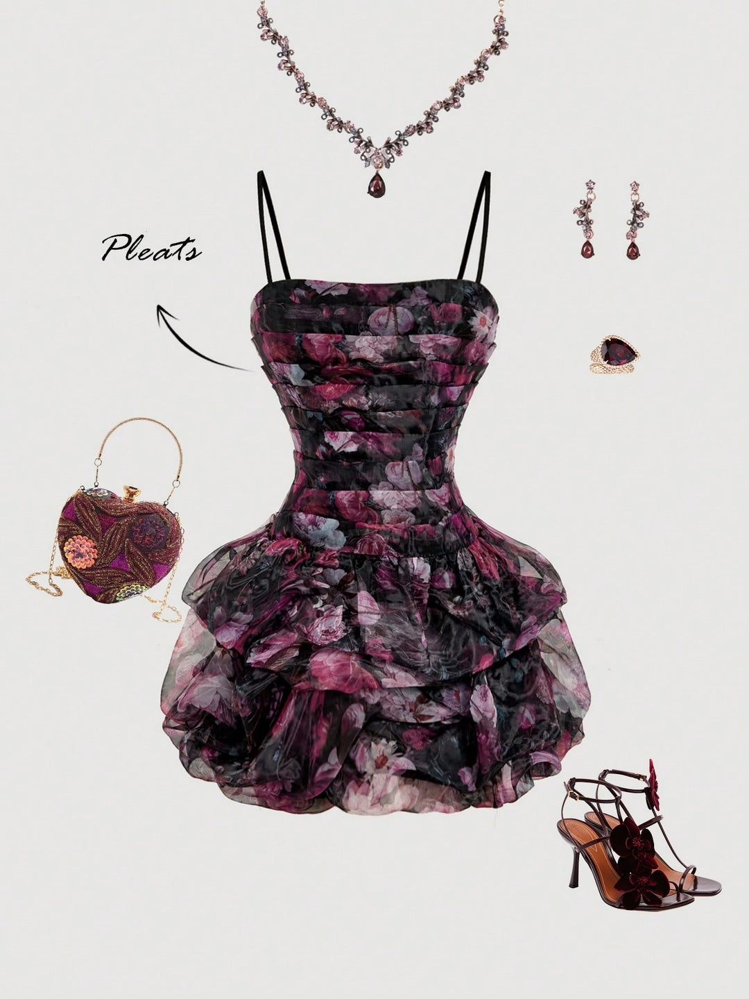 Rochie mini SHEIN, negru