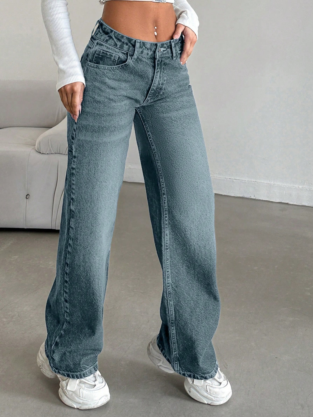 Jeans SHEIN, albastru