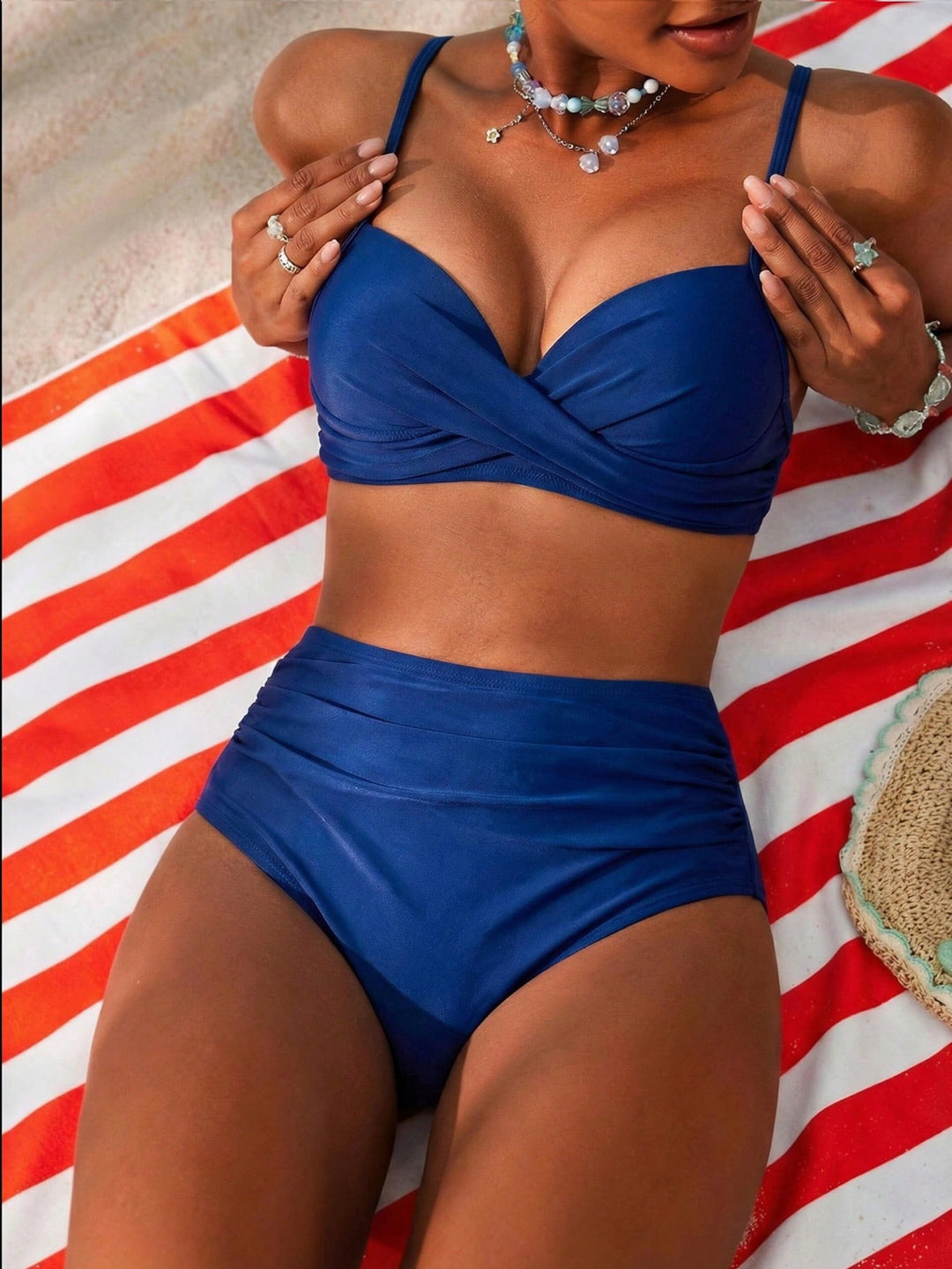 SHEIN bikini szett, kék