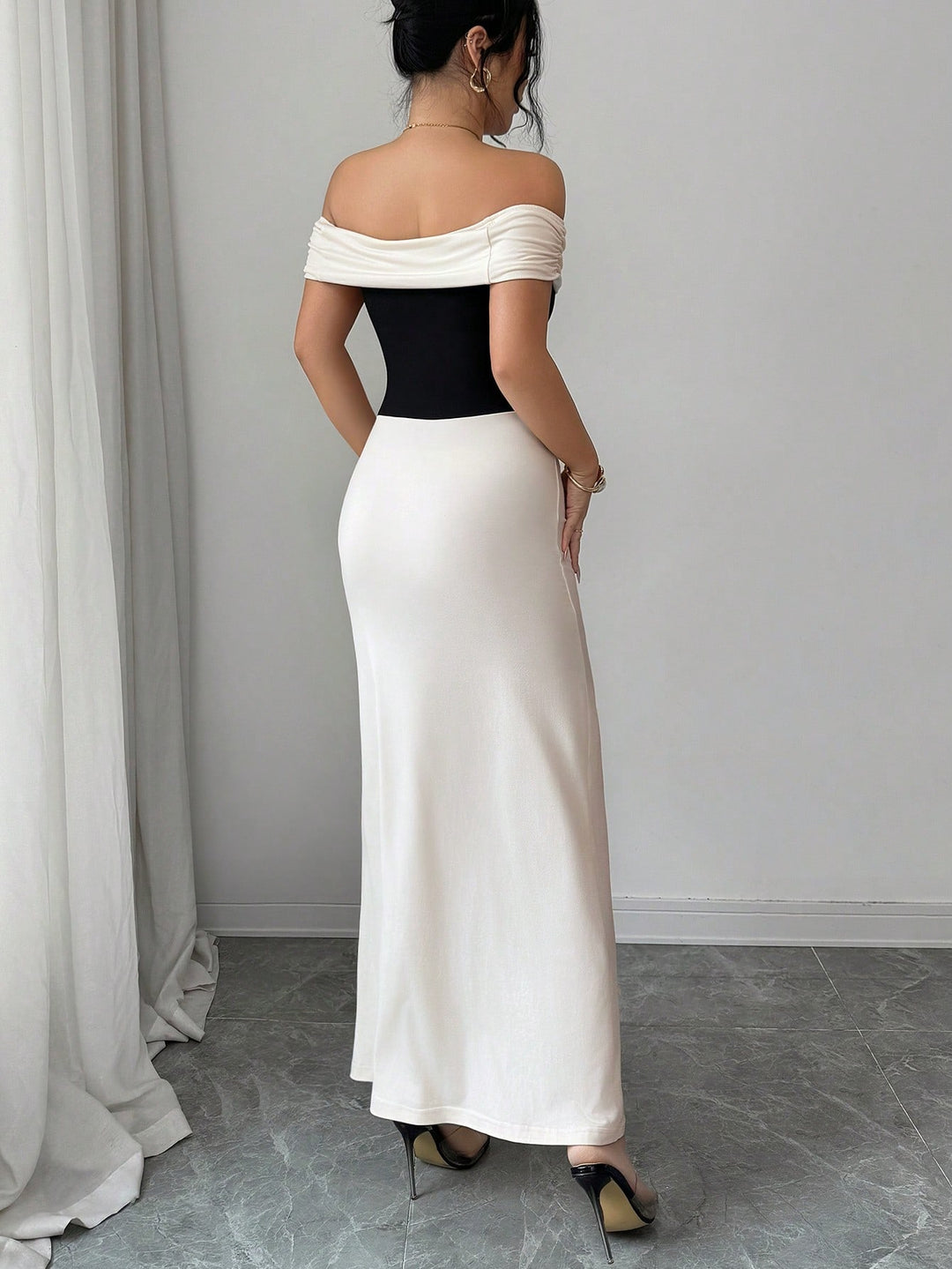 Rochie maxi SHEIN, mix culori