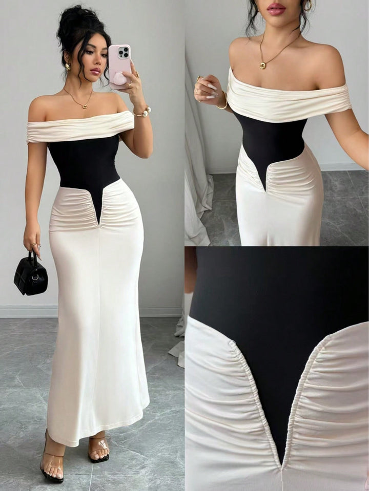 Rochie maxi SHEIN, mix culori