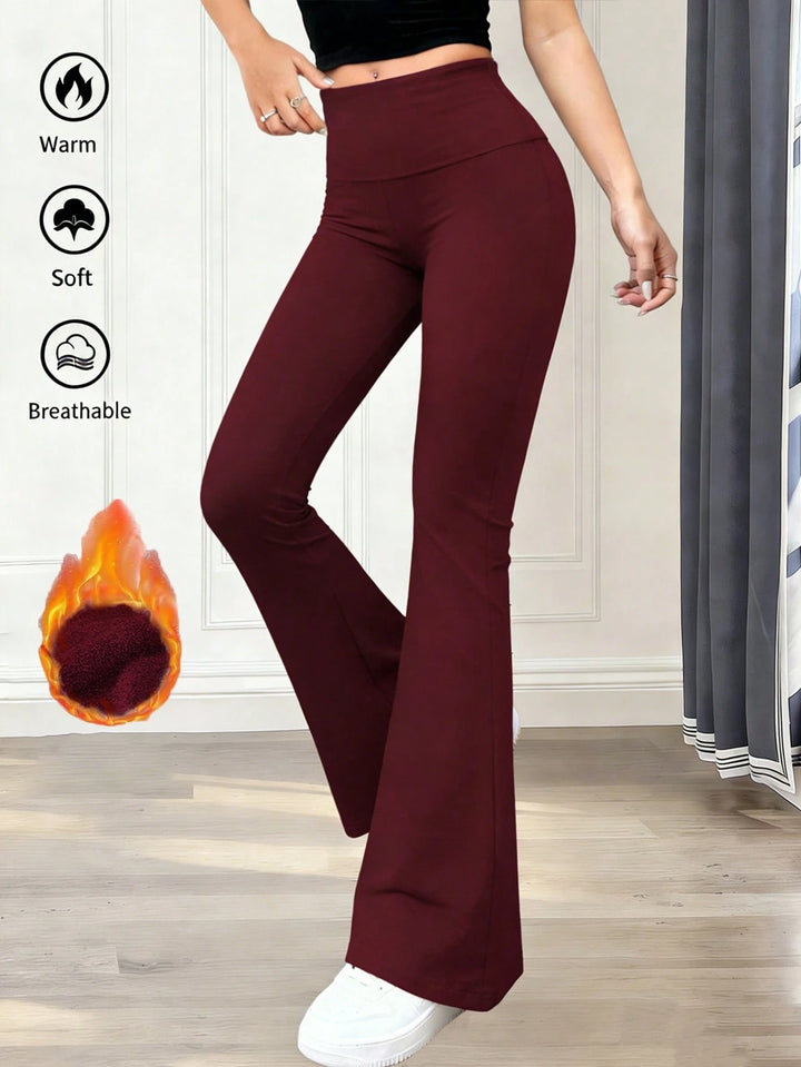 Shein bordó leggings