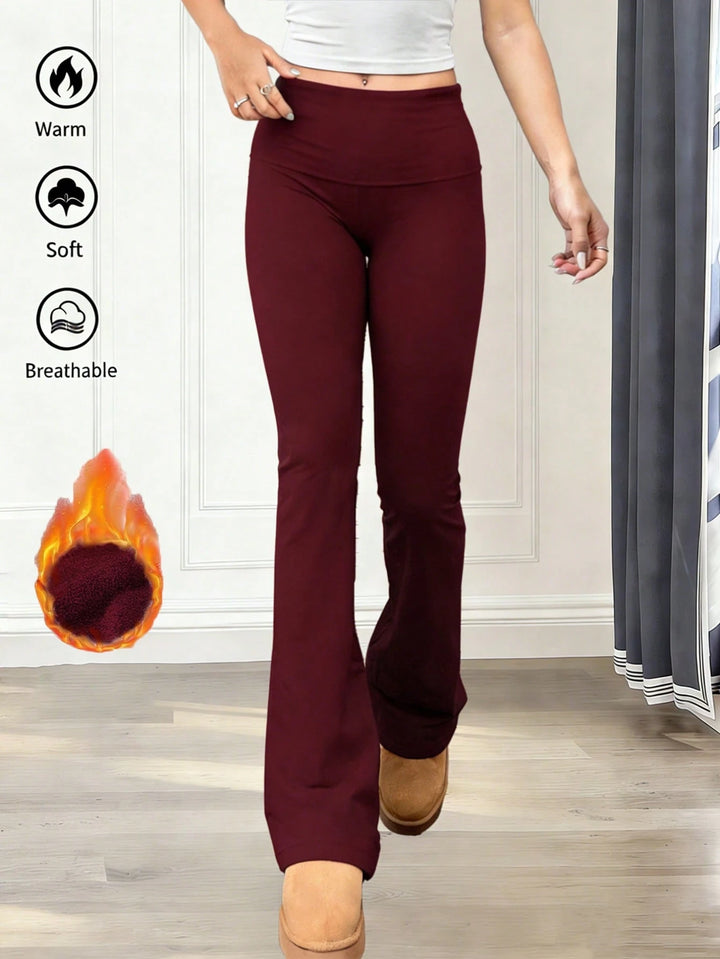 Shein bordó leggings