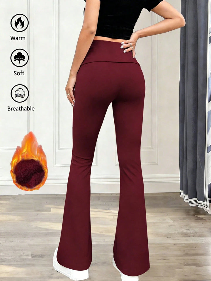 Shein bordó leggings