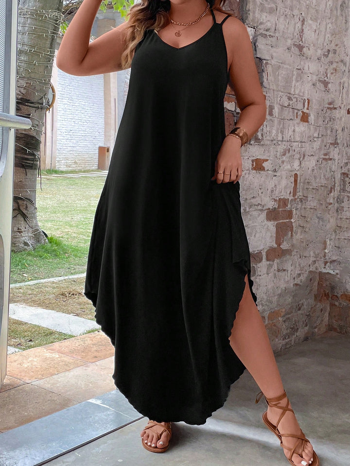 Rochie maxi SHEIN, negru