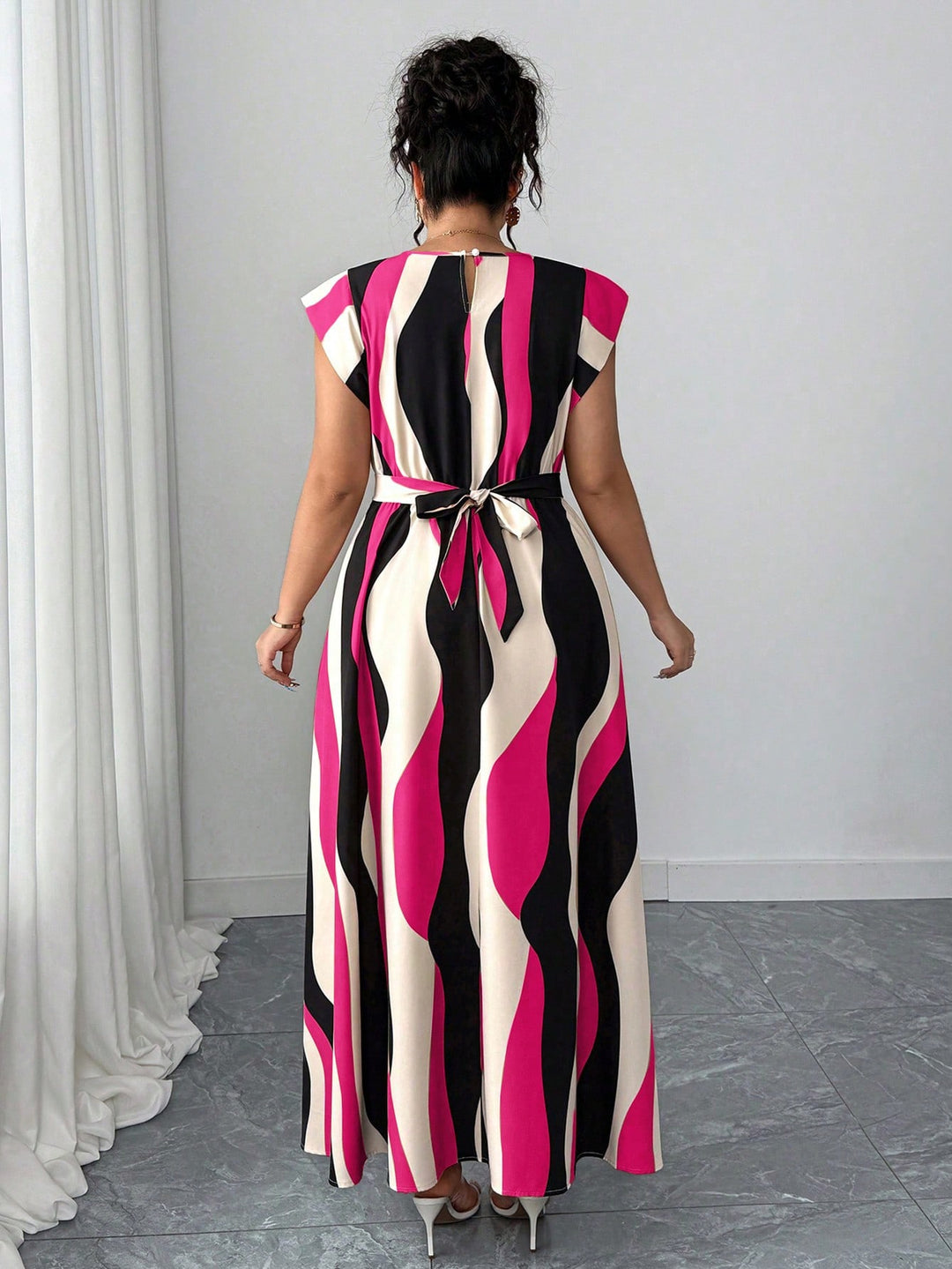 Rochie maxi SHEIN, mix culori
