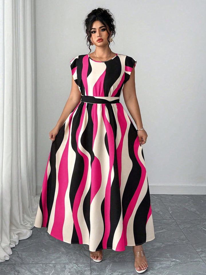 Rochie maxi SHEIN, mix culori