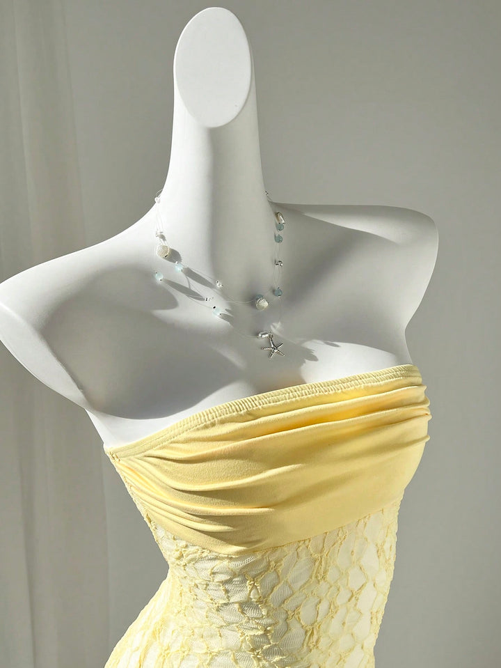 SHEIN, sárga (test)