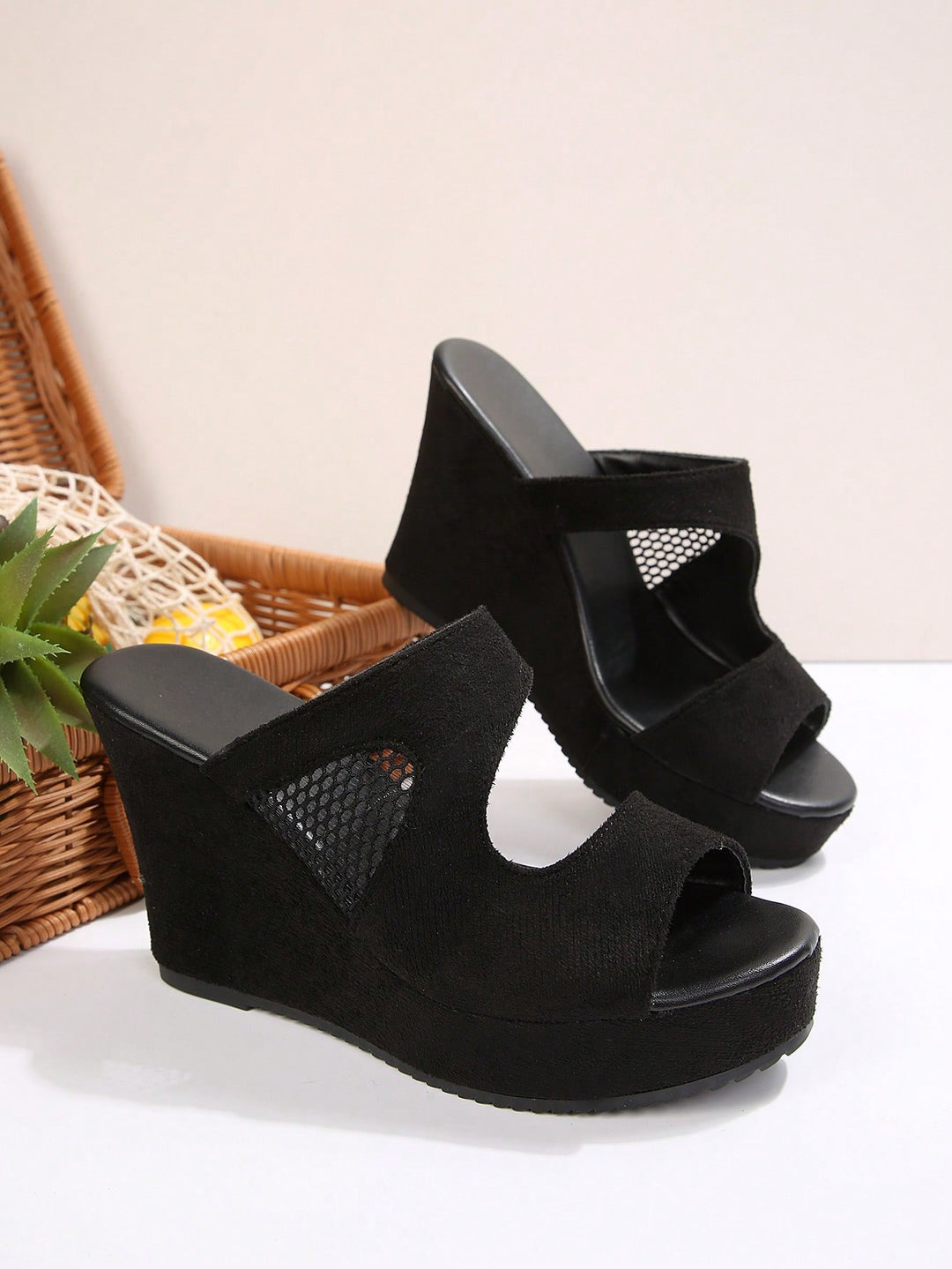 Sandale SHEIN, negru