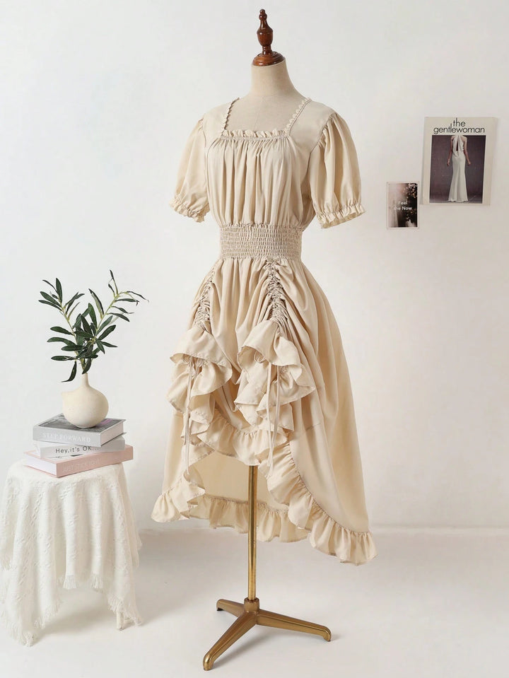 Rochie midi SHEIN, crem