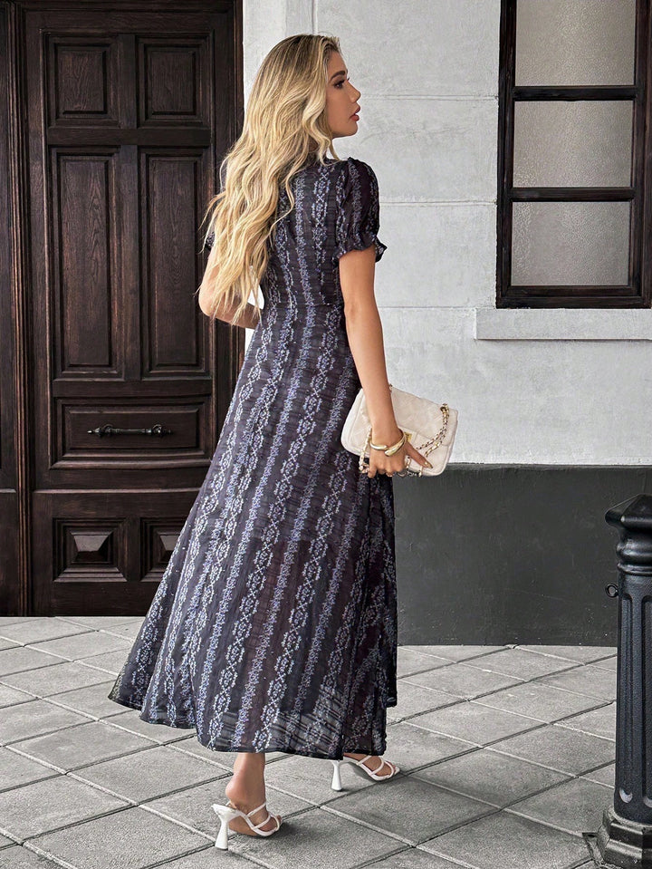 SHEIN maxi ruha, fekete