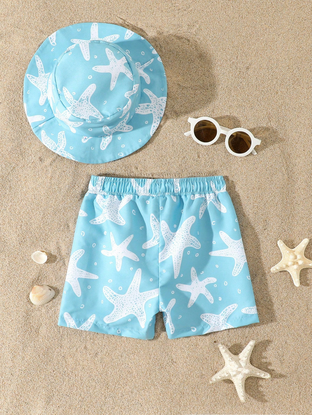 Set short și pălărie SHEIN, mix culori