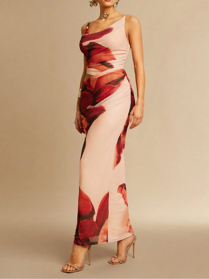 Rochie maxi SHEIN, mix culori