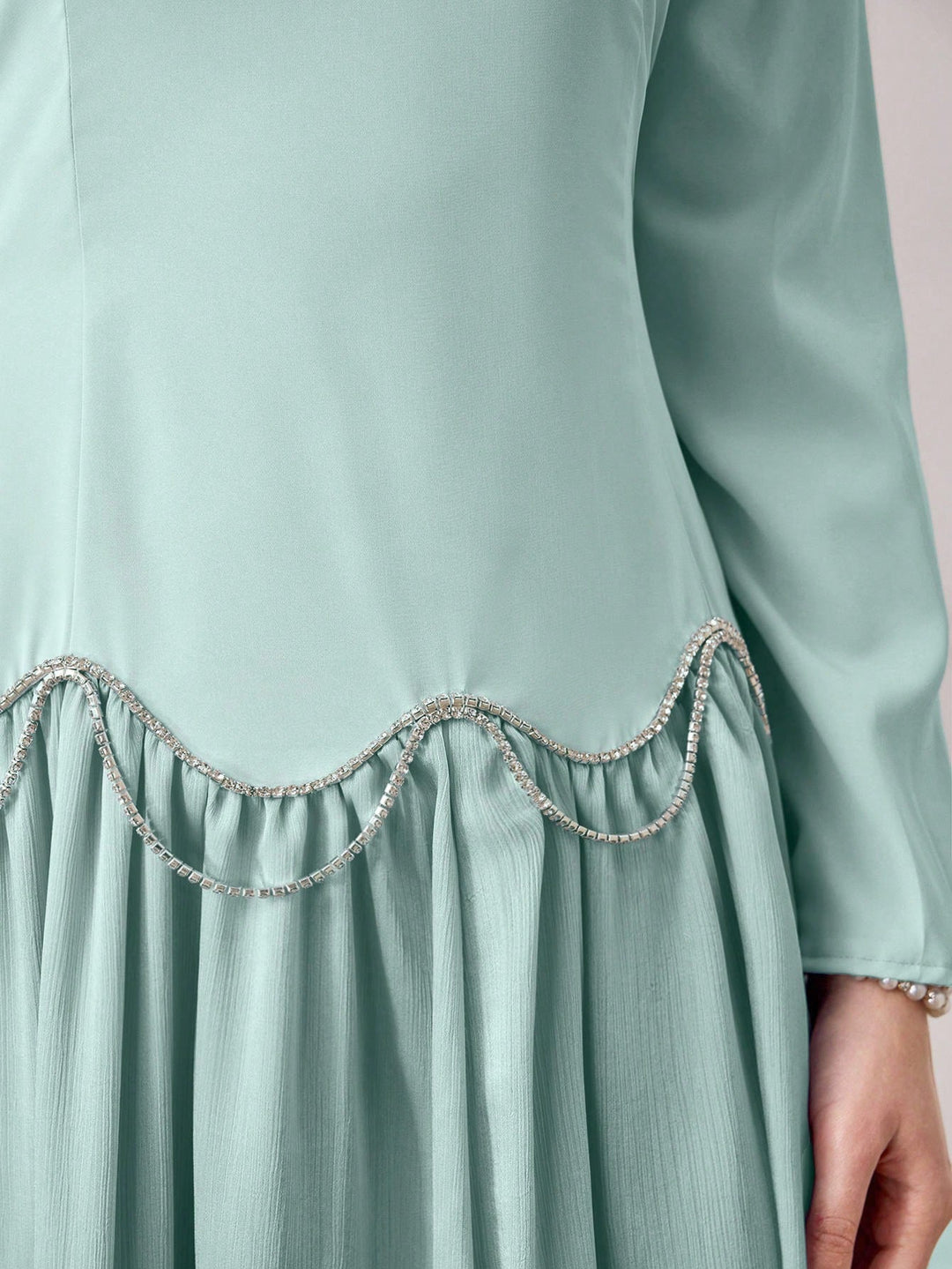 Rochie maxi SHEIN, verde