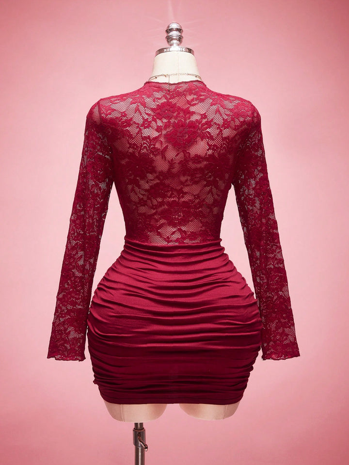Rochie SHEIN, vișiniu