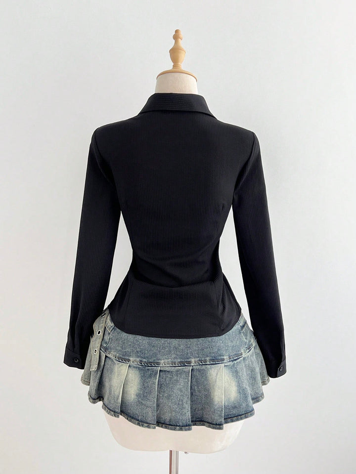 SHEIN ing, fekete
