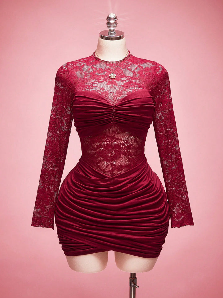 Rochie SHEIN, vișiniu