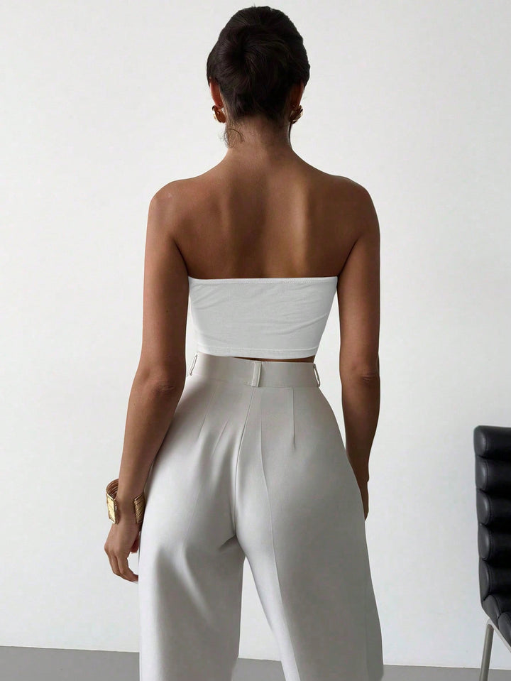 Top SHEIN, alb