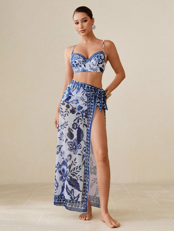SHEIN bikini szett, kék
