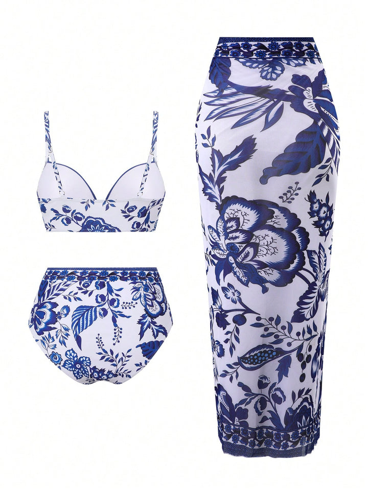 SHEIN bikini szett, kék