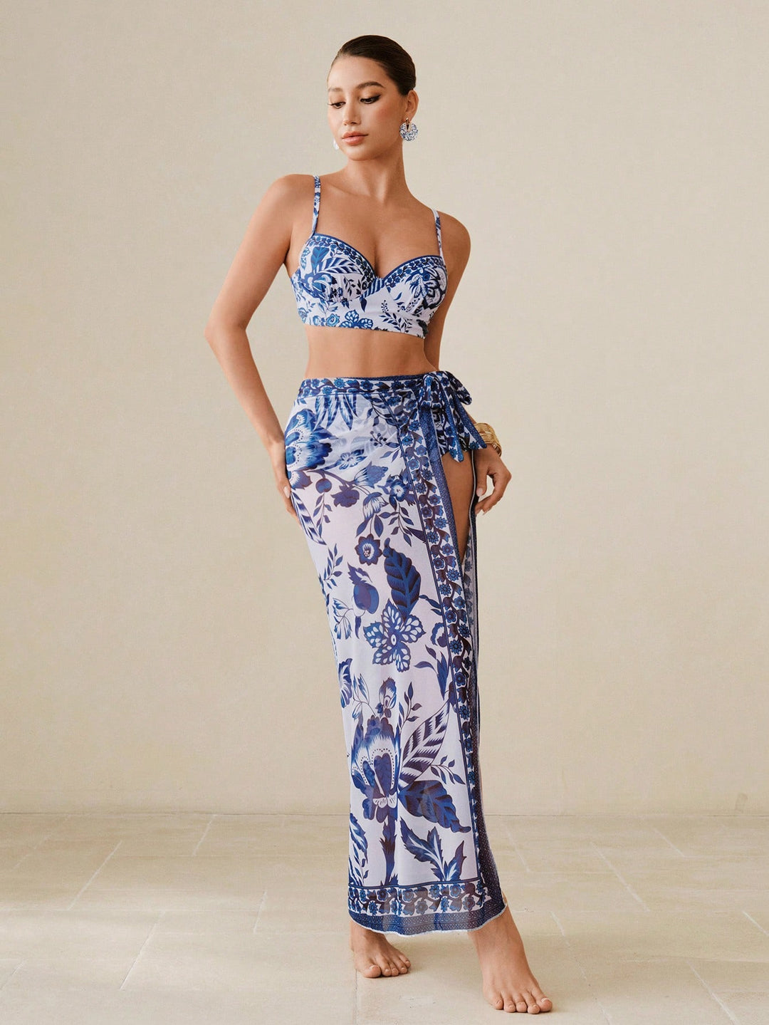 SHEIN bikini szett, kék