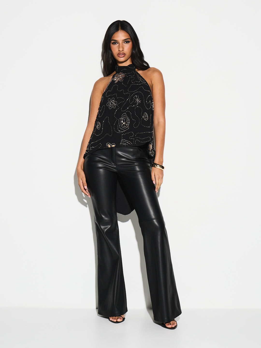 Top SHEIN, negru
