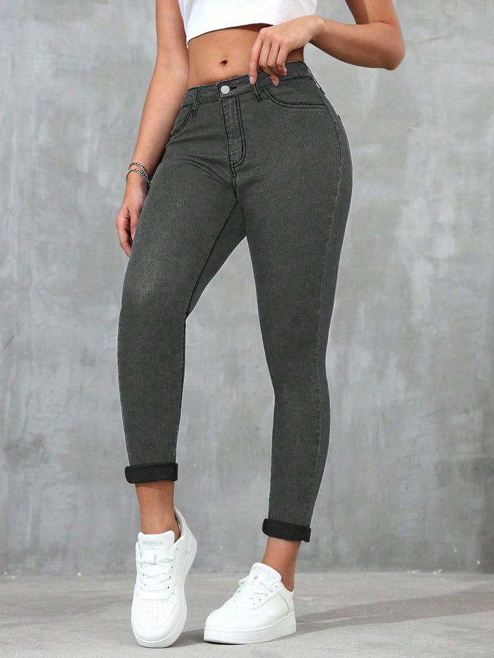 Jeans SHEIN, gri