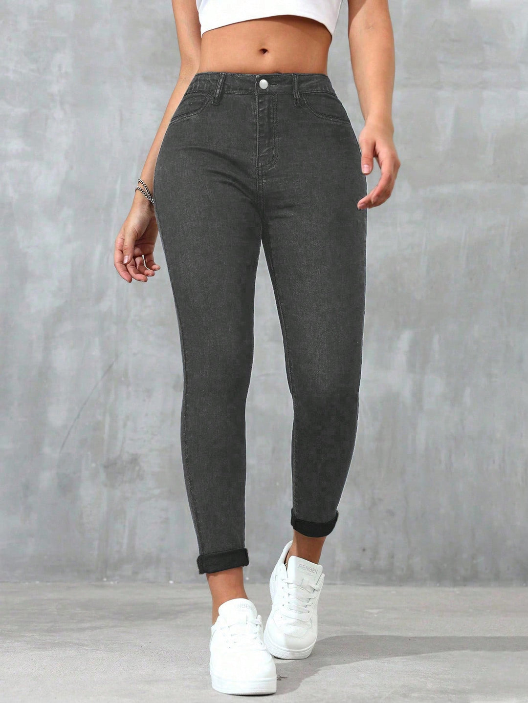 Jeans SHEIN, gri