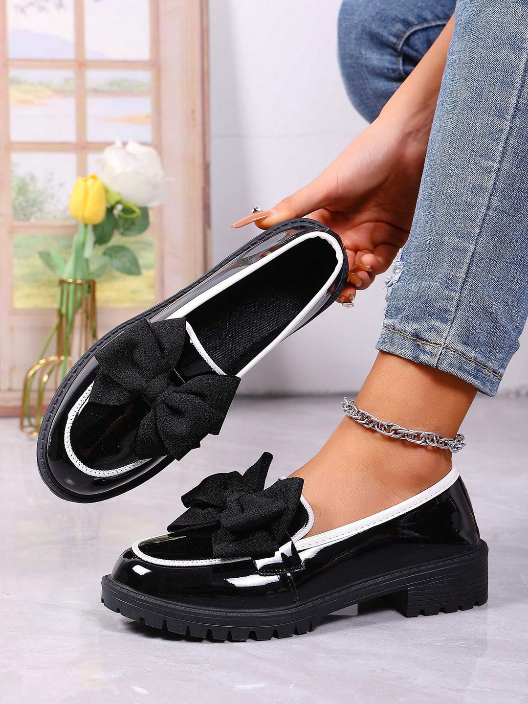 Balerini SHEIN, negru
