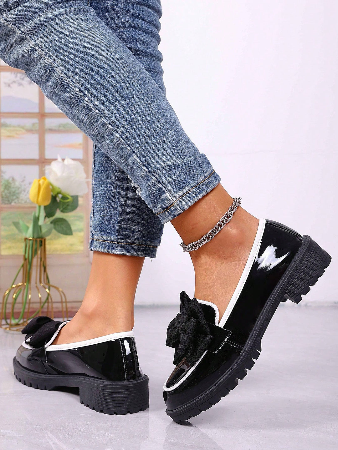 Balerini SHEIN, negru