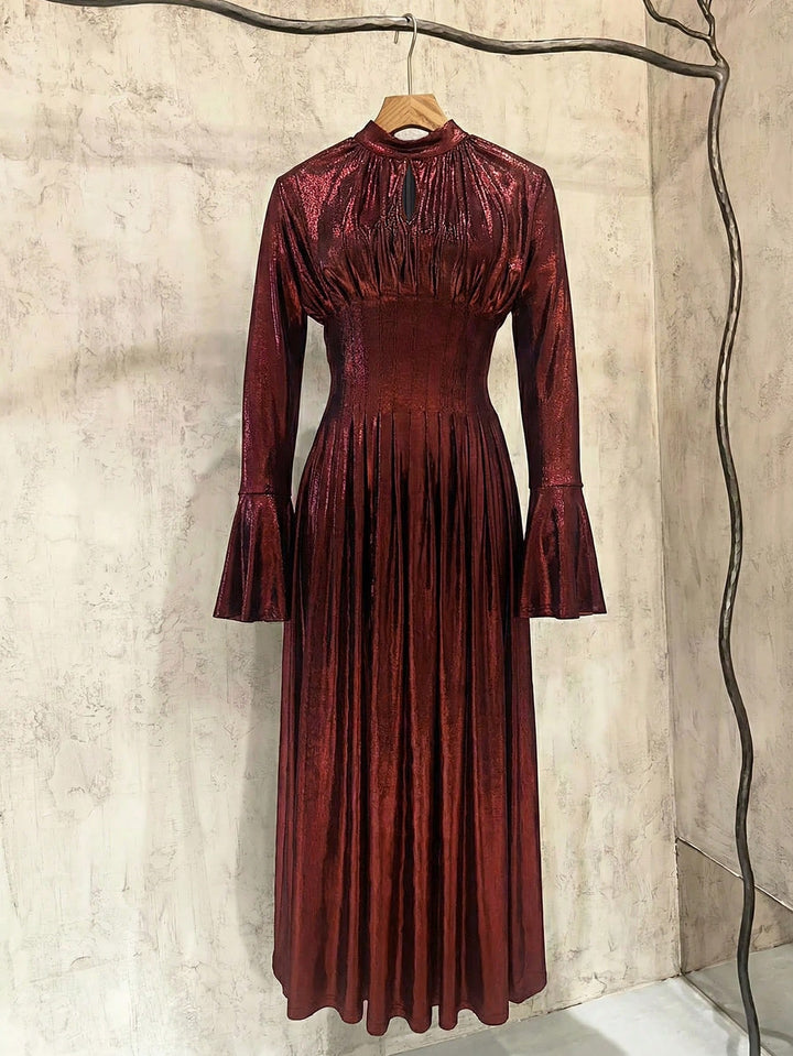 SHEIN bordó maxiruha